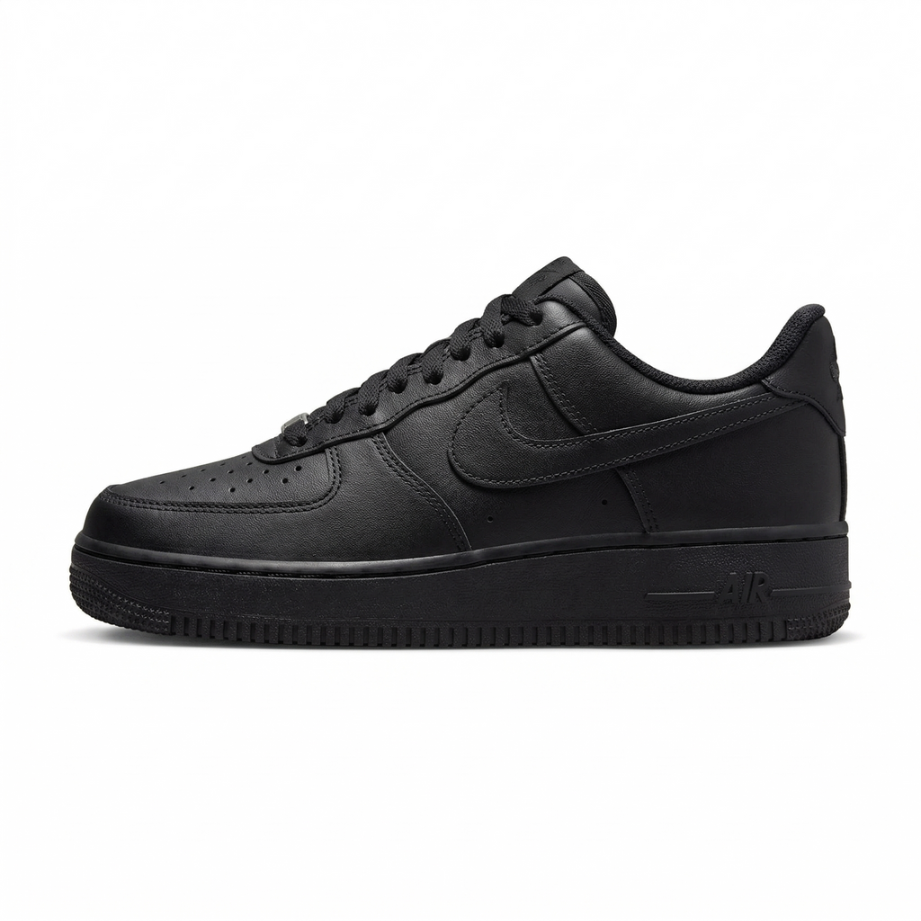 Tênis Masculino Nike Air force 1 Triple Black Premium