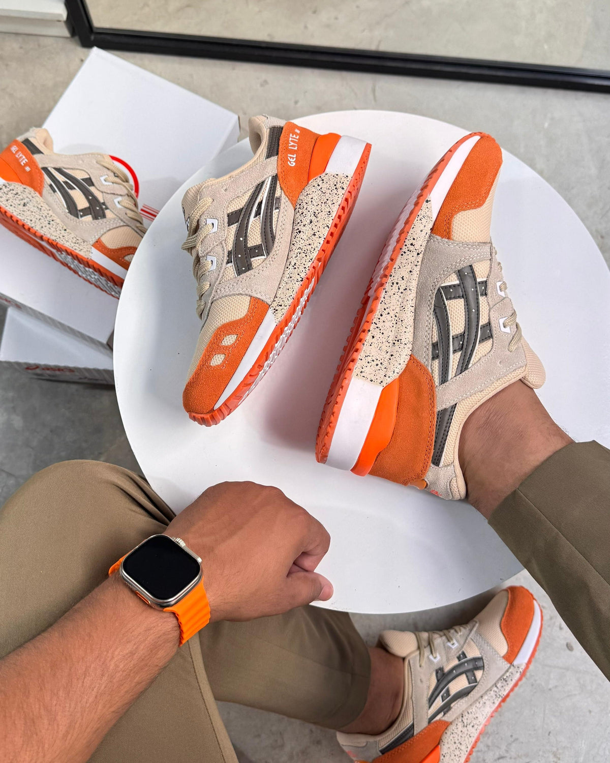 Tênis Masculino Asics Gel-Lyte III Premium (EM COURO)