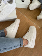 Tênis Unissex Air force 1 Branco Premium