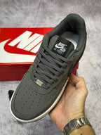 Tênis Masculino Nike Air Force 1 Cinza Escuro Premium